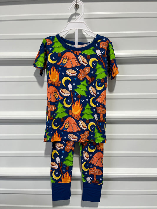 TWO PIECE SHORT SLEEVE SET WITH PANTS