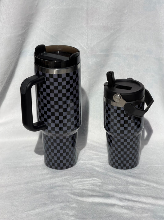 MIDNIGHT CHECKS TUMBLER
