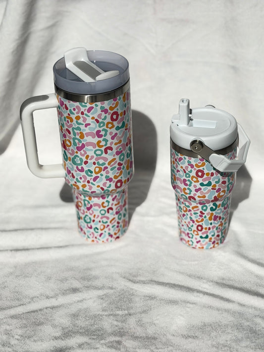 PASTEL CHEETAH TUMBLER