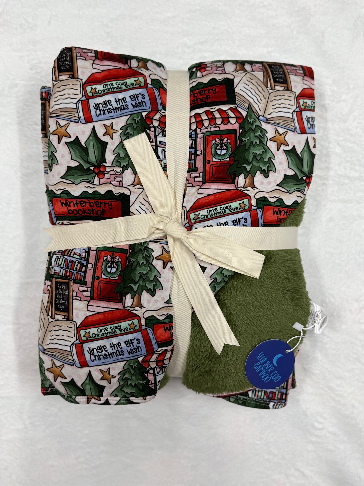 DOUBLE LAYER BLANKET - BOOKED FOR THE HOLIDAYS