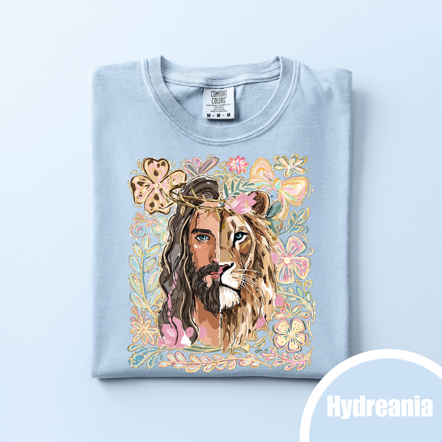 Half Jesus Half Lion - Floral
