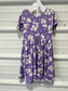 SHORT SLEEVE TWIRL DRESS WITH SHORTS
