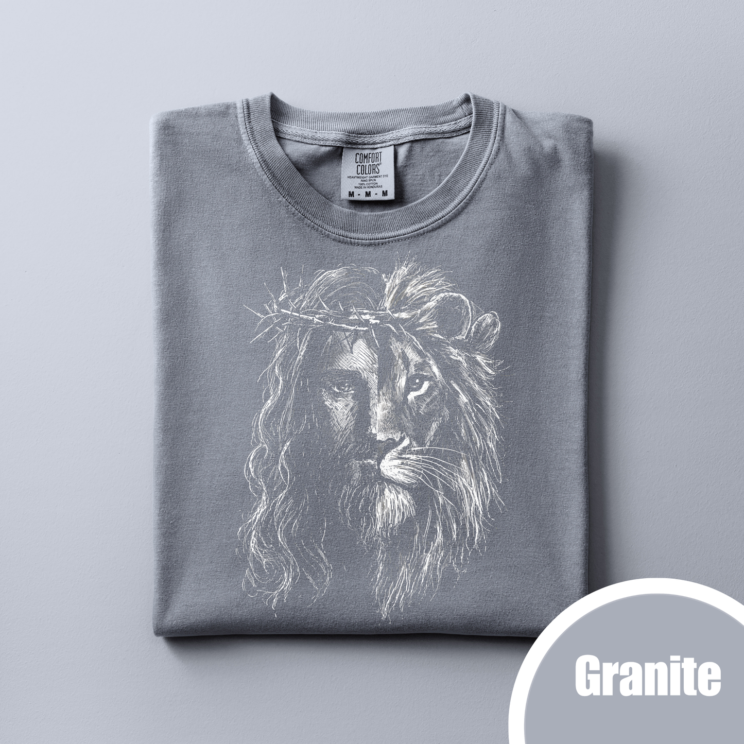 Half Jesus Half Lion - White