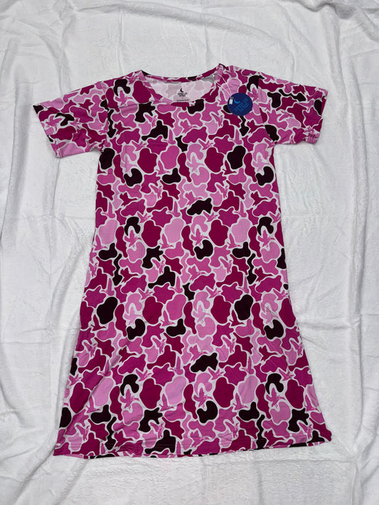 ADULT NIGHT GOWN - PINK CAMO