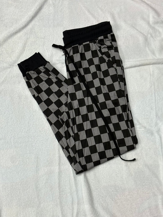 ADULT JOGGERS - MIDNIGHT CHECKS