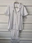 SHORT SLEEVE BUTTON DOWN PANTS SET