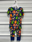 TWO PIECE SHORT SLEEVE SET WITH PANTS