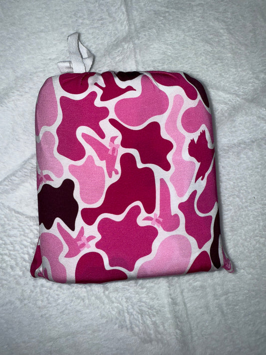 TWO PILLOWCASES - PINK CAMO