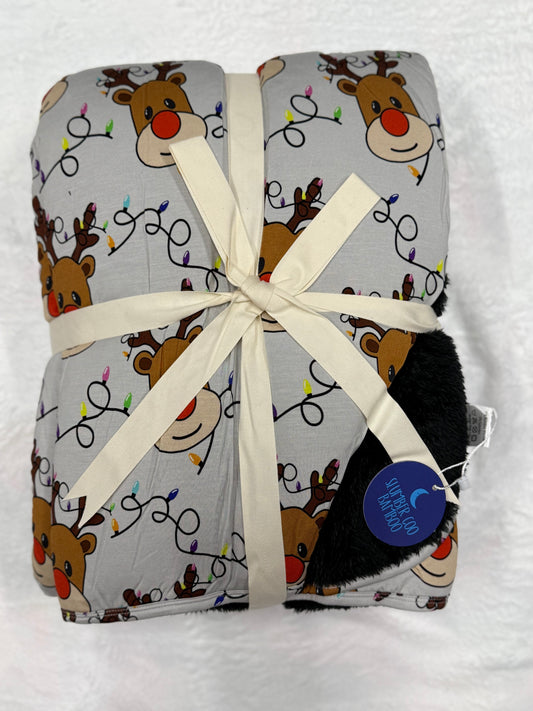 DOUBLE LAYER BLANKET - REINDEER GAMES