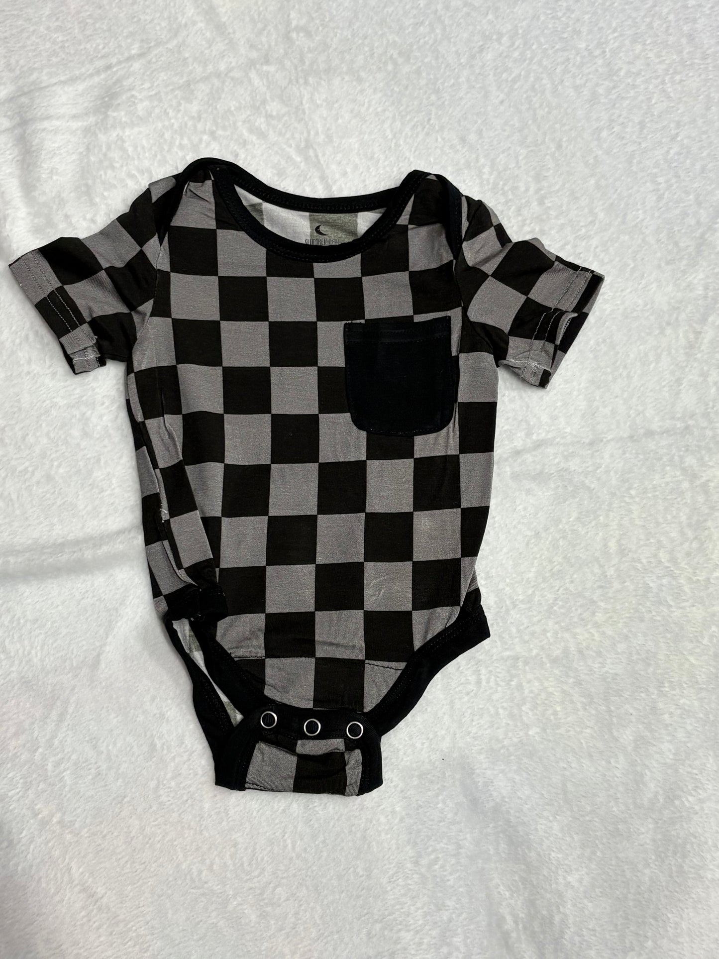 ONESIE - MIDNIGHT CHECKS