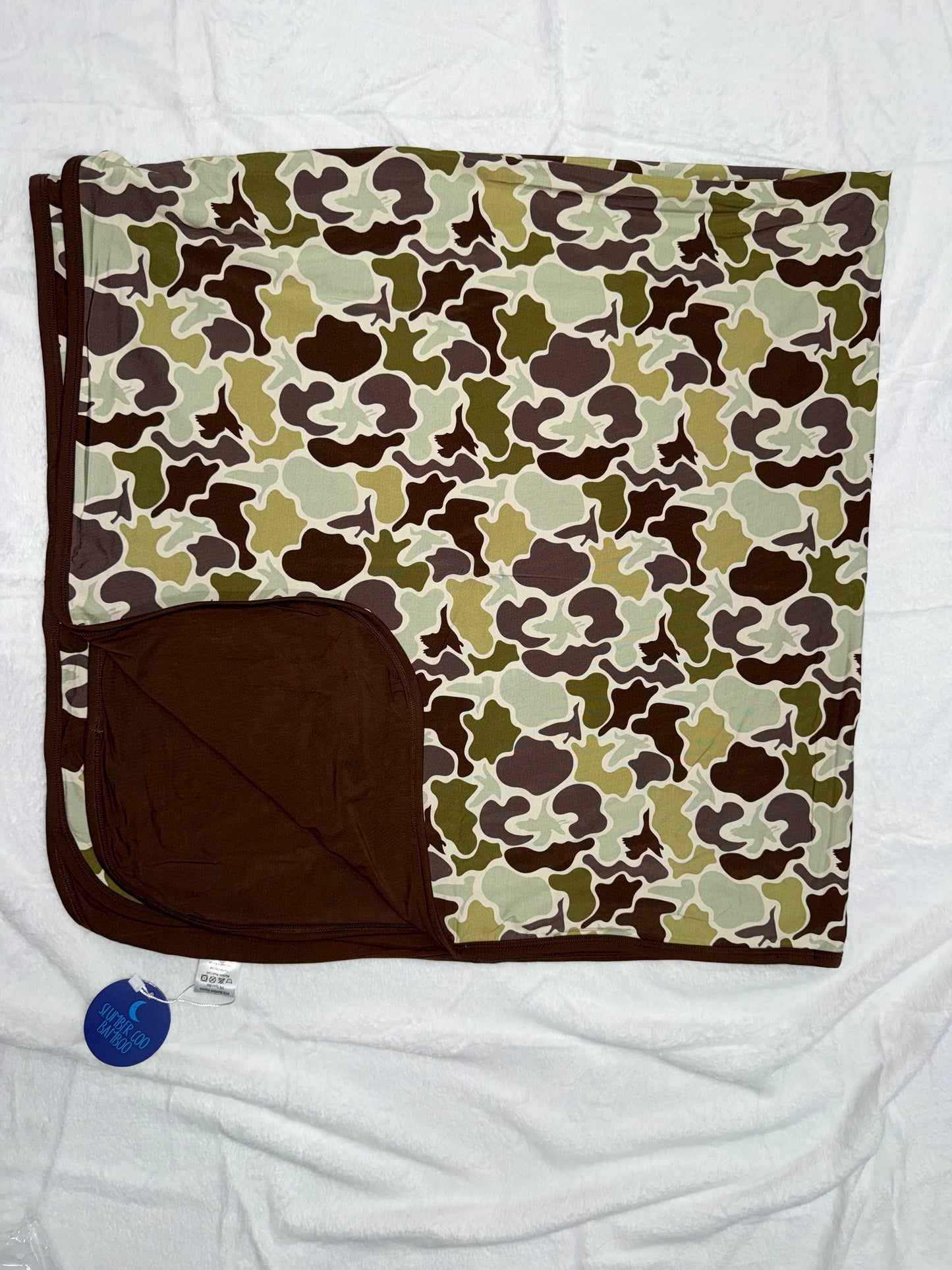 DOUBLE LAYER BLANKET - CAMO