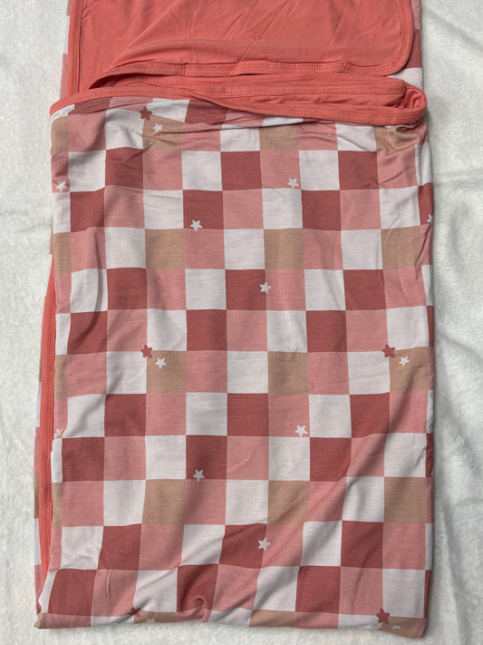 DOUBLE LAYER BLANKET - LAINEY CHECKS