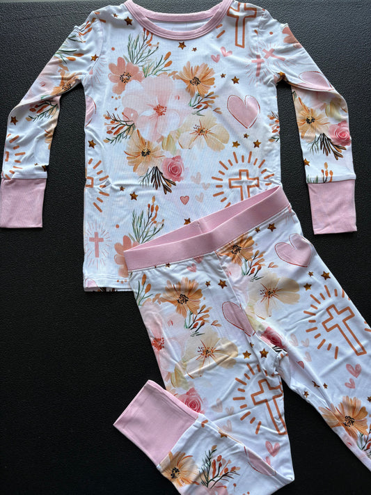 TWO PIECE LS SET - AMAZING GRACE