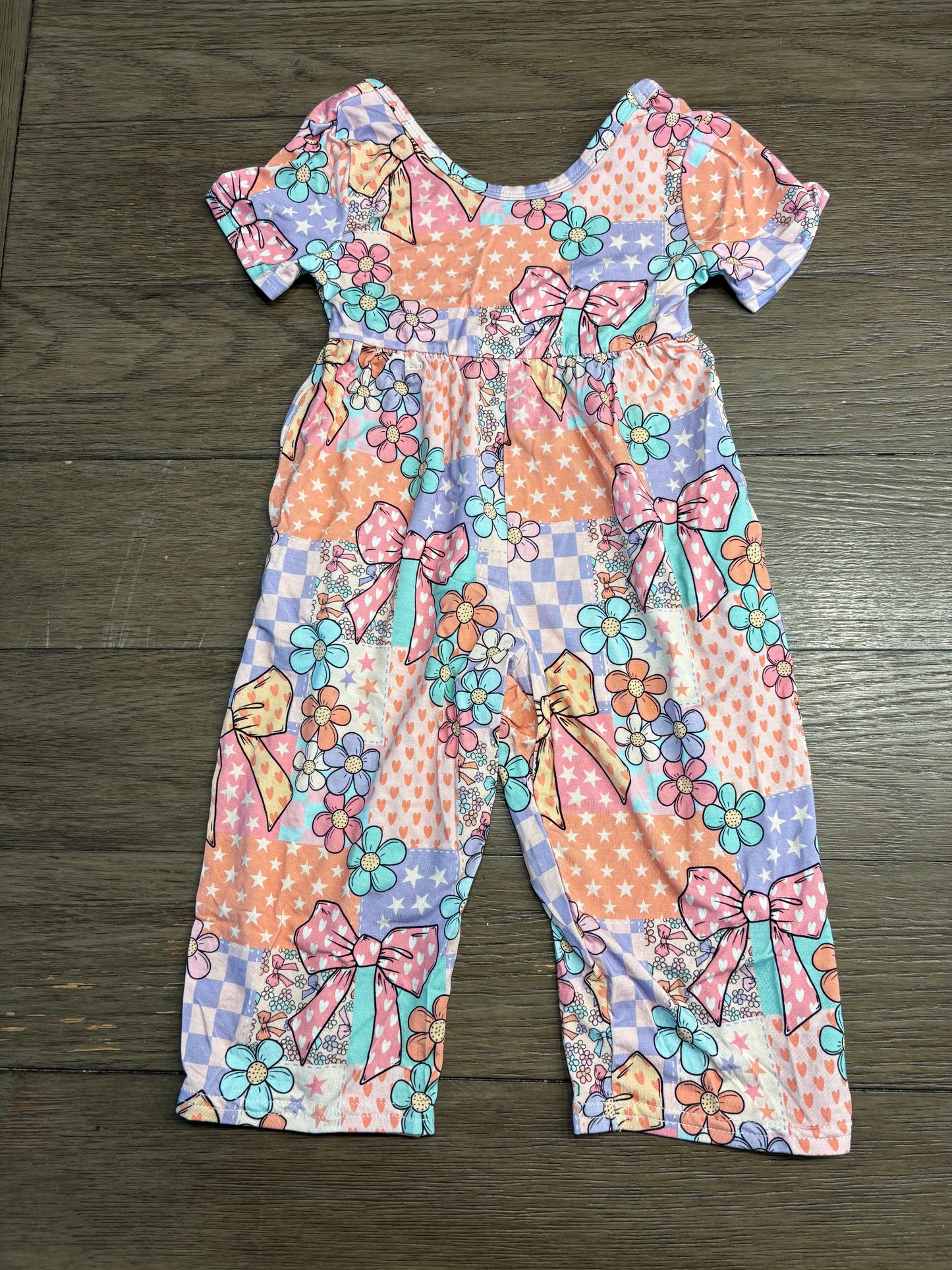WIDE LEG ROMPER - SPRING FLING