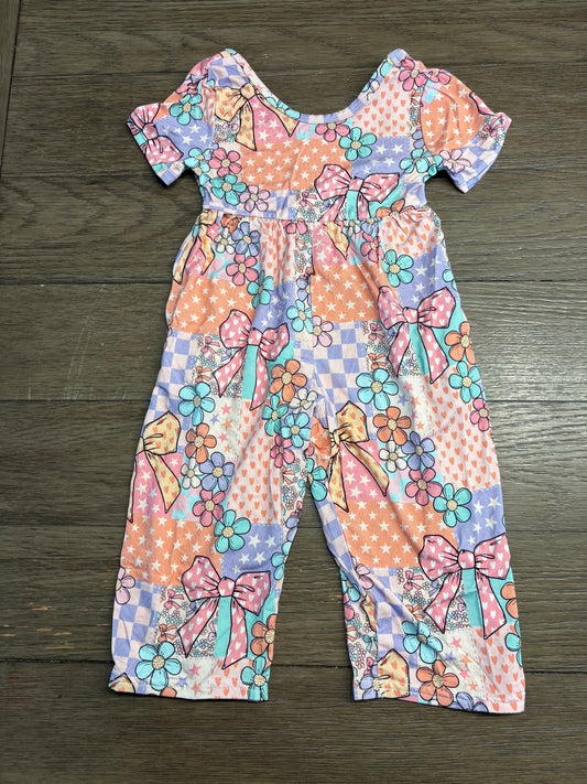 WIDE LEG ROMPER - SPRING FLING