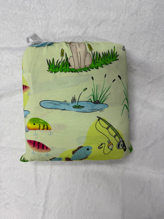 TWO PILLOWCASES - GONE FISHING