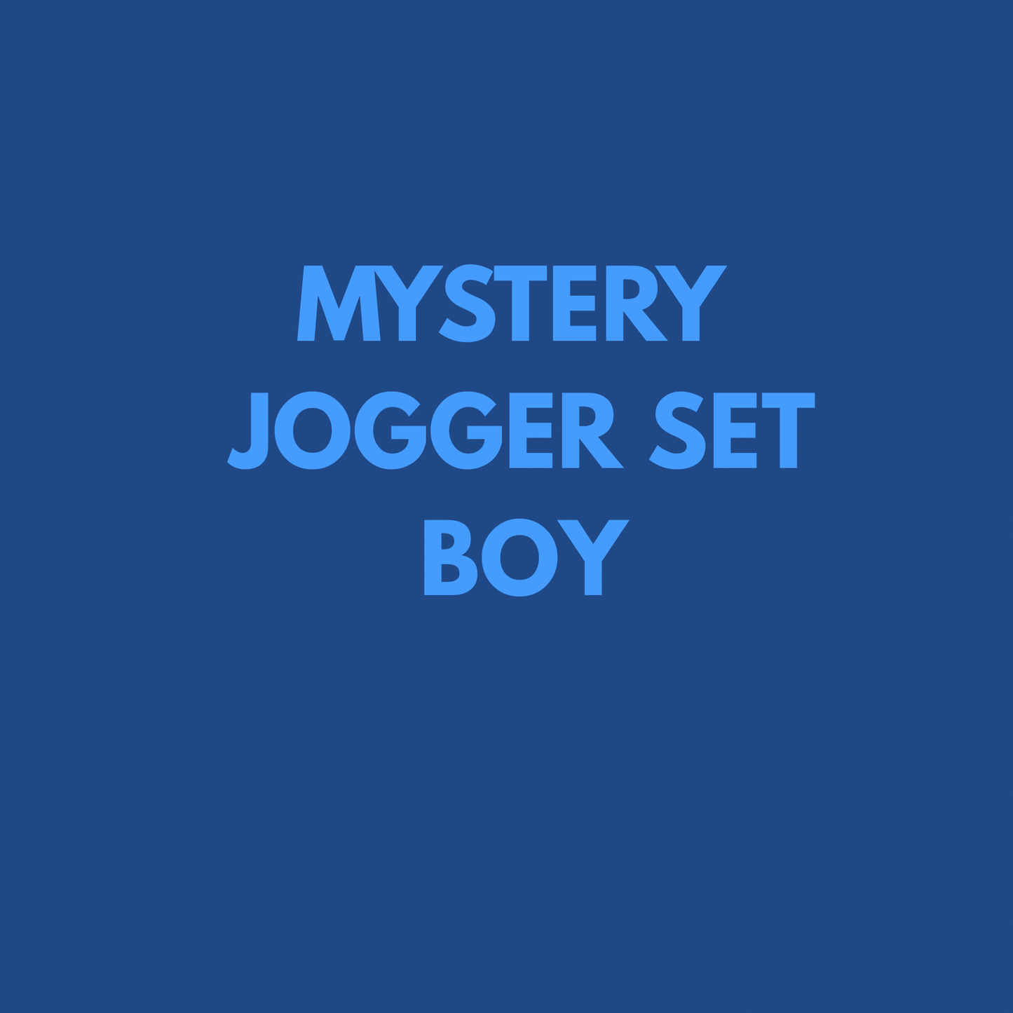 MYSTERY KID JOGGER SET - BOY
