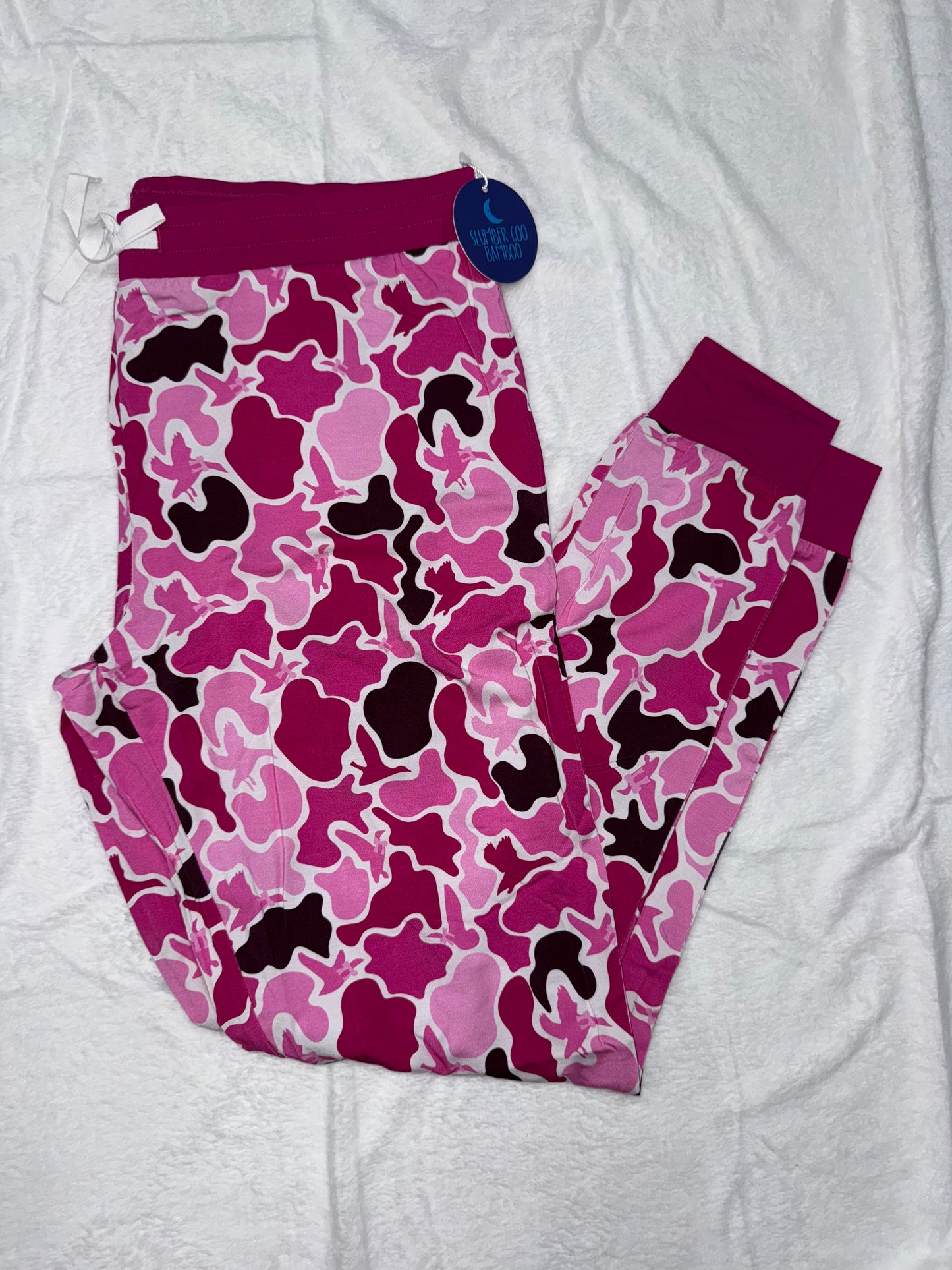 ADULT JOGGERS - PINK CAMO