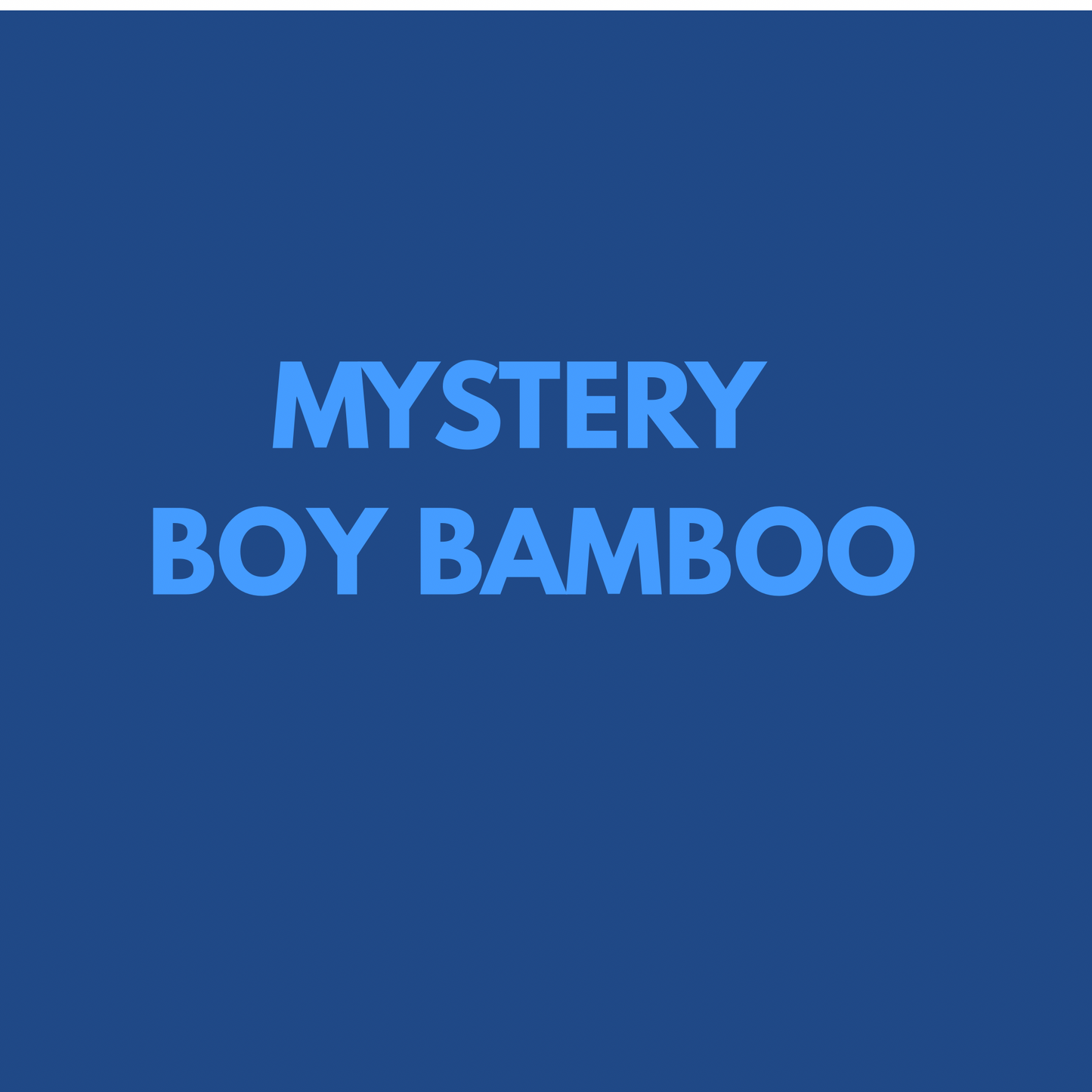 MYSTERY ITEM - BOY