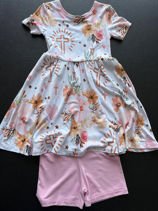 TWIRL DRESS W/ SHORTS - AMAZING GRACE