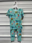 TWO PIECE SHORT SLEEVE SET WITH PANTS