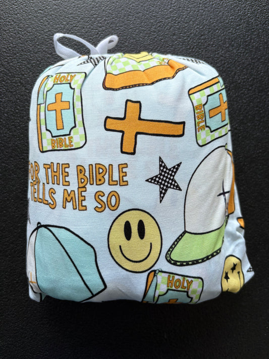 TWIN SHEET - JESUS LOVES ME
