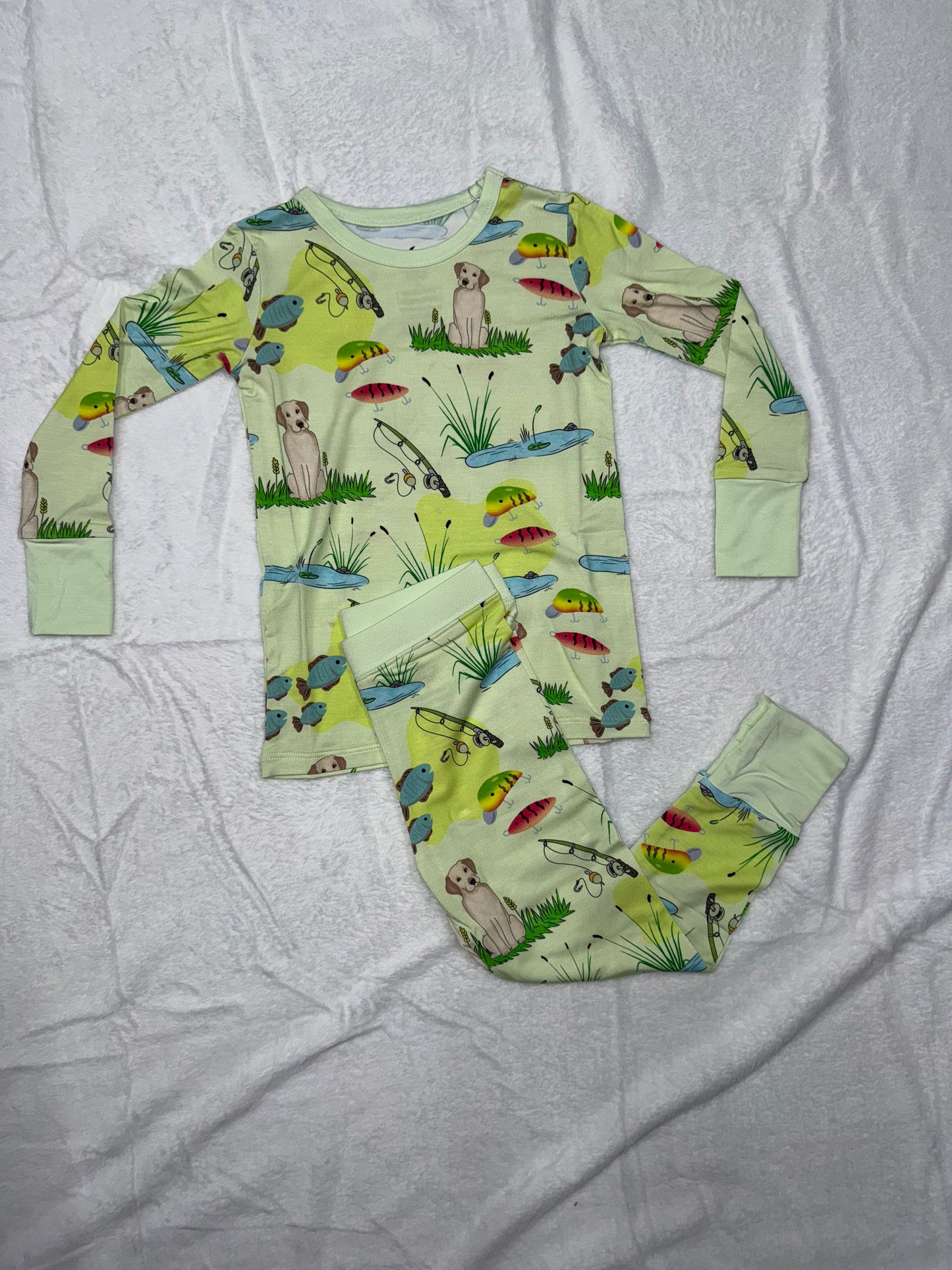 TWO PIECE LS SET - GONE FISHING