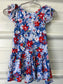 SHORT SLEEVE TWIRL DRESS