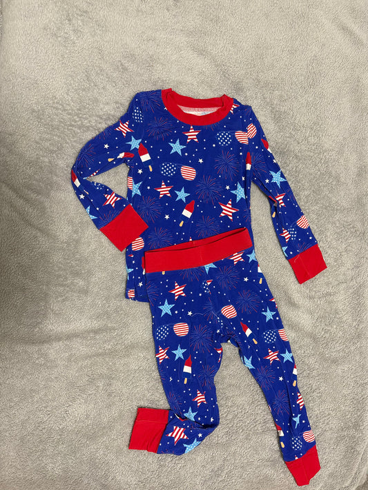 TWO PIECE LS SET -BOY LET FREEDOM RING