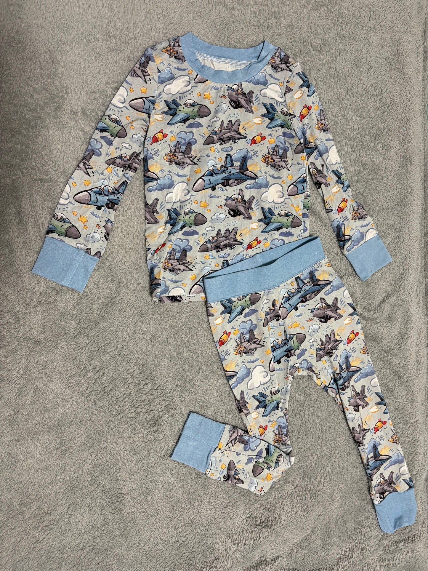 TWO PIECE LS SET - PLANES