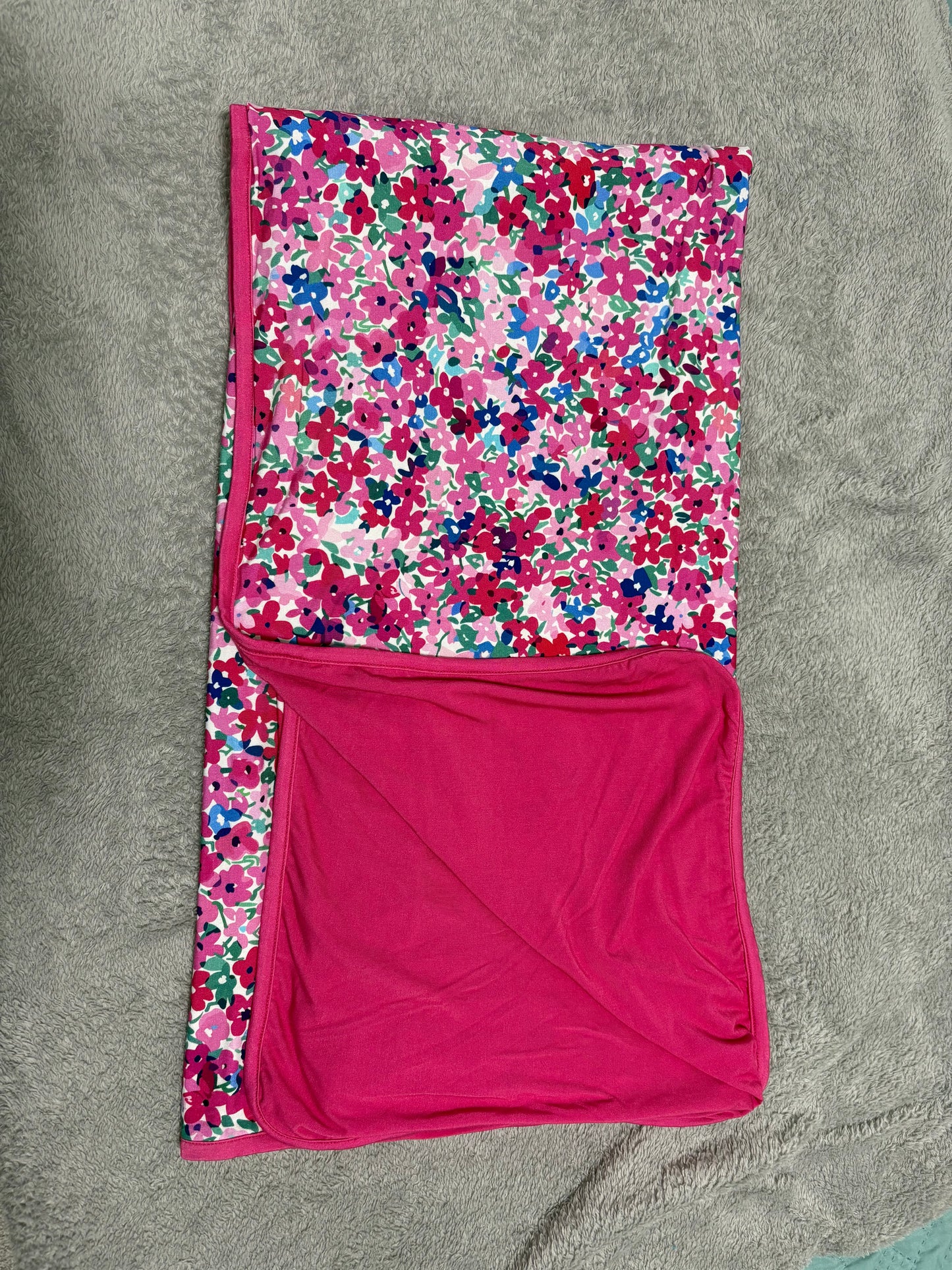 DOUBLE LAYER BLANKET - BLOOM WITH GRACE