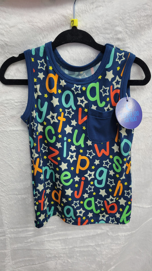 TANK TOP SHORT SET - ALPHABET SOUP