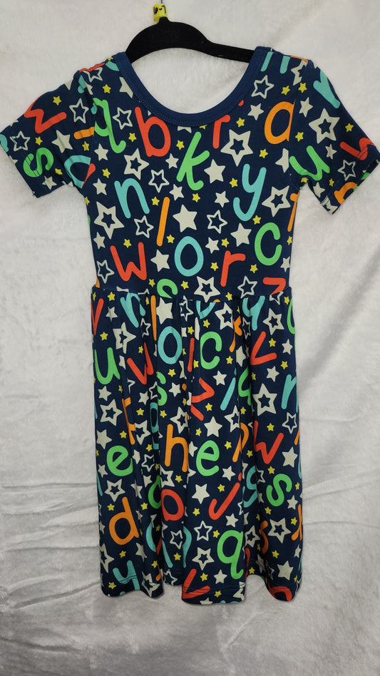 TWIRL DRESS W/ SHORTS - ALPHABET SOUP