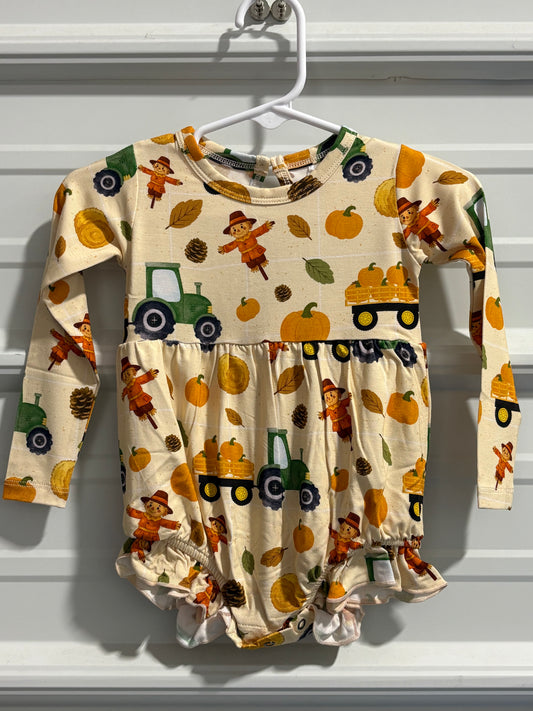 LONG SLEEVE BUBBLE ROMPER